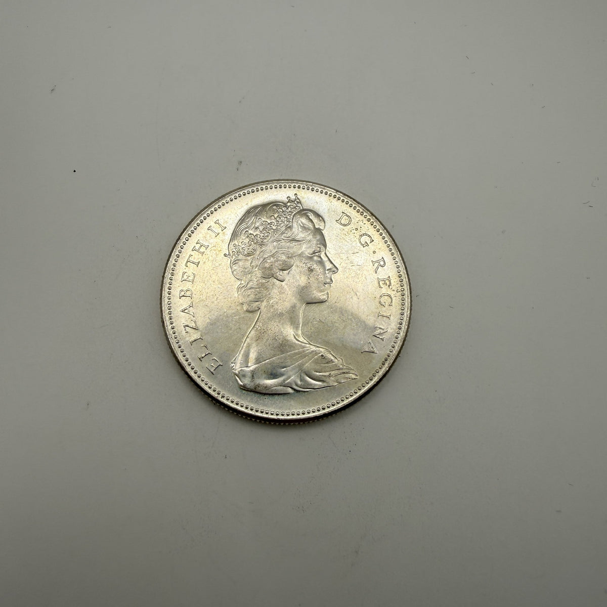 1967 Centennial Goose Silver Dollar - back