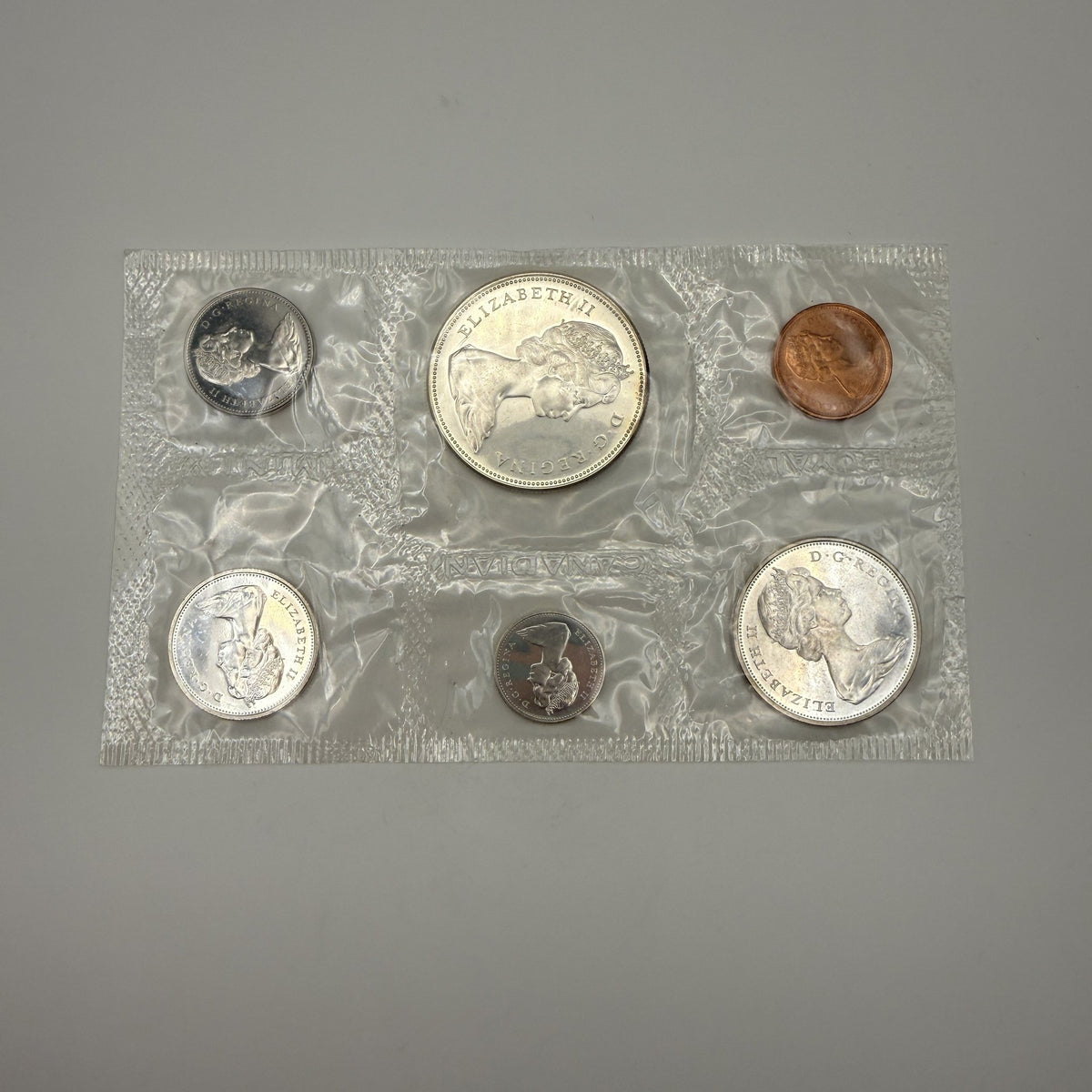 1967 Centennial Prooflike Set - back