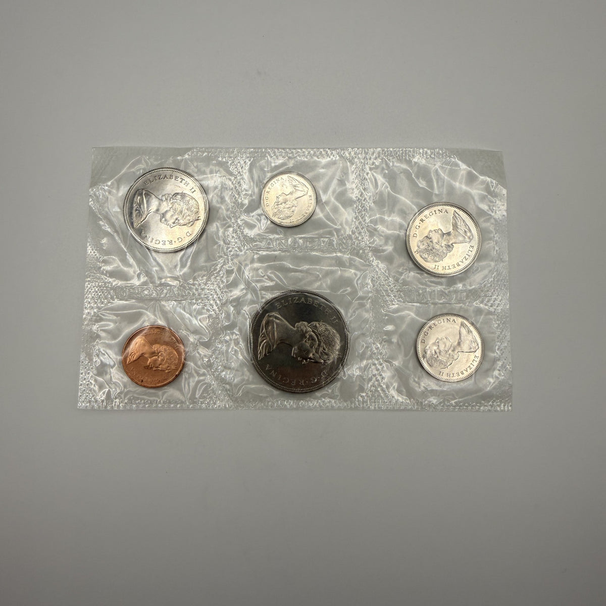 1968 Canada 6-Coin Prooflike Set - back
