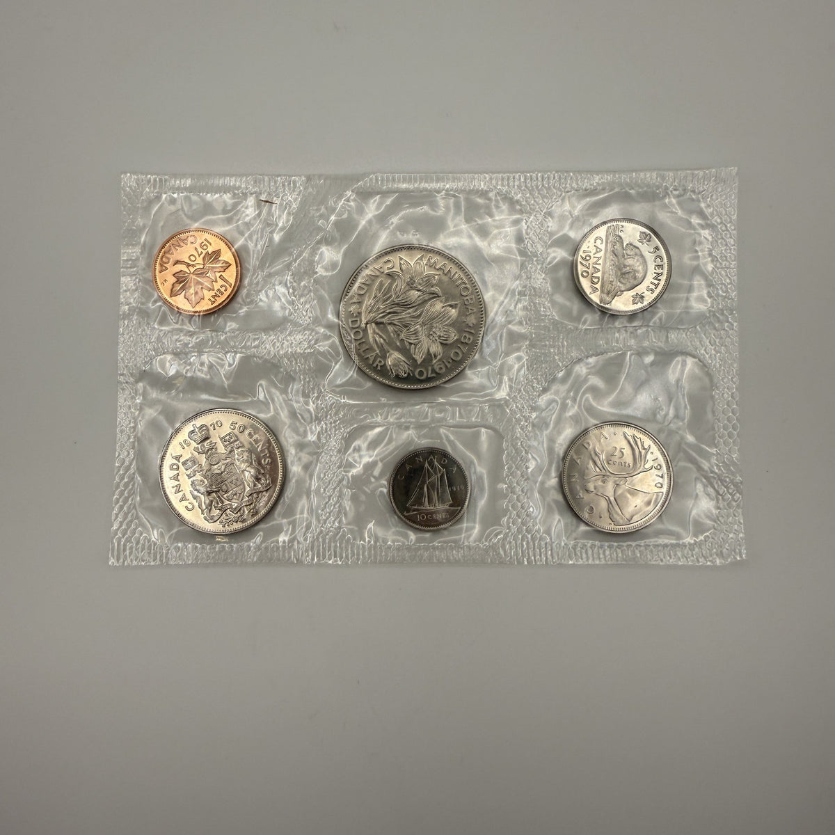1970 Canada Prooflike Set with Manitoba Dollar - front