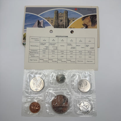 1980 Canada 6-Coin Prooflike Set - front