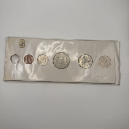 1970 Canada Year Set Holder with Manitoba Dollar - back