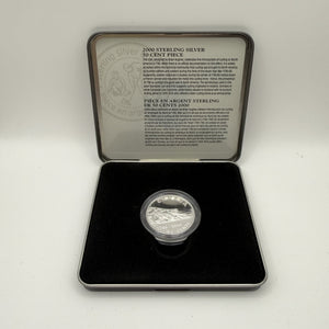 2000 Canada 50¢ Introduction of Curling to North America Sterling Silver Proof – Canadian Sports Firsts