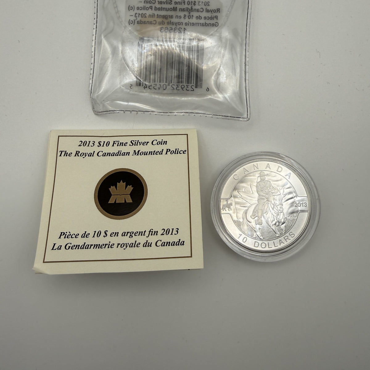 2013 Canada $10 Fine Silver Coin - front