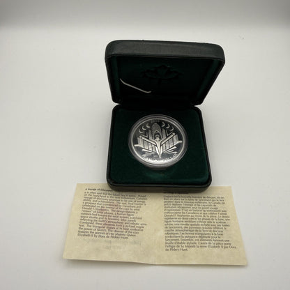 2000 Canada $1 Voyage of Discovery Sterling Silver Proof Dollar - front