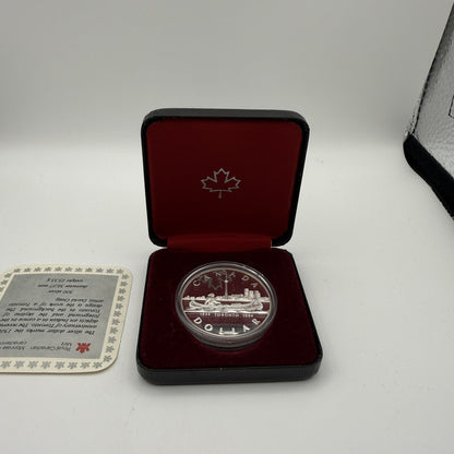 1984 Canada $1 Toronto Sesquicentennial Silver Proof Dollar - front