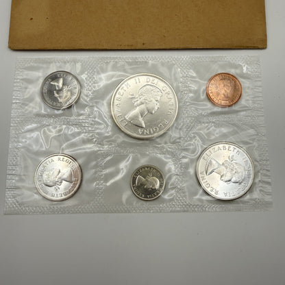 1963 Canada 6-Coin Prooflike Set - back