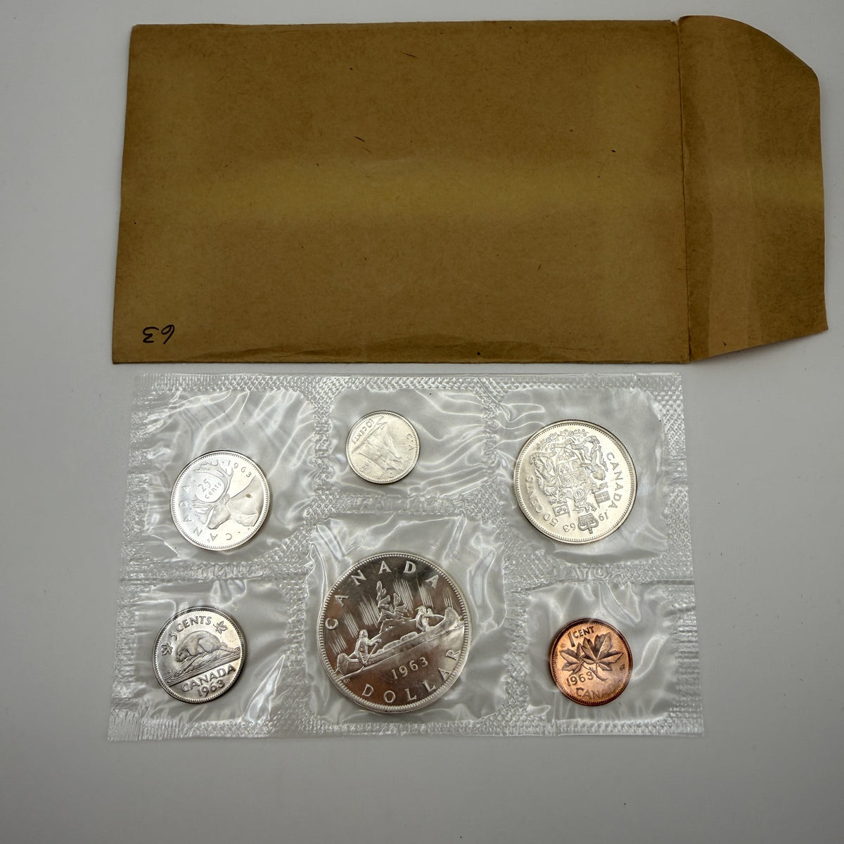 1963 Canada 6-Coin Prooflike Set - front