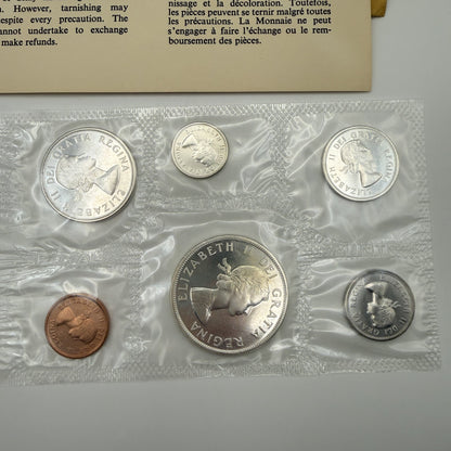 1963 Canada Prooflike Set - back