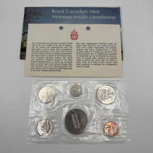 1973 Canada 6-Coin Prooflike Set with PEI Dollar & RCMP Quarter – Sealed Mint Pliofilm with Envelope & Card