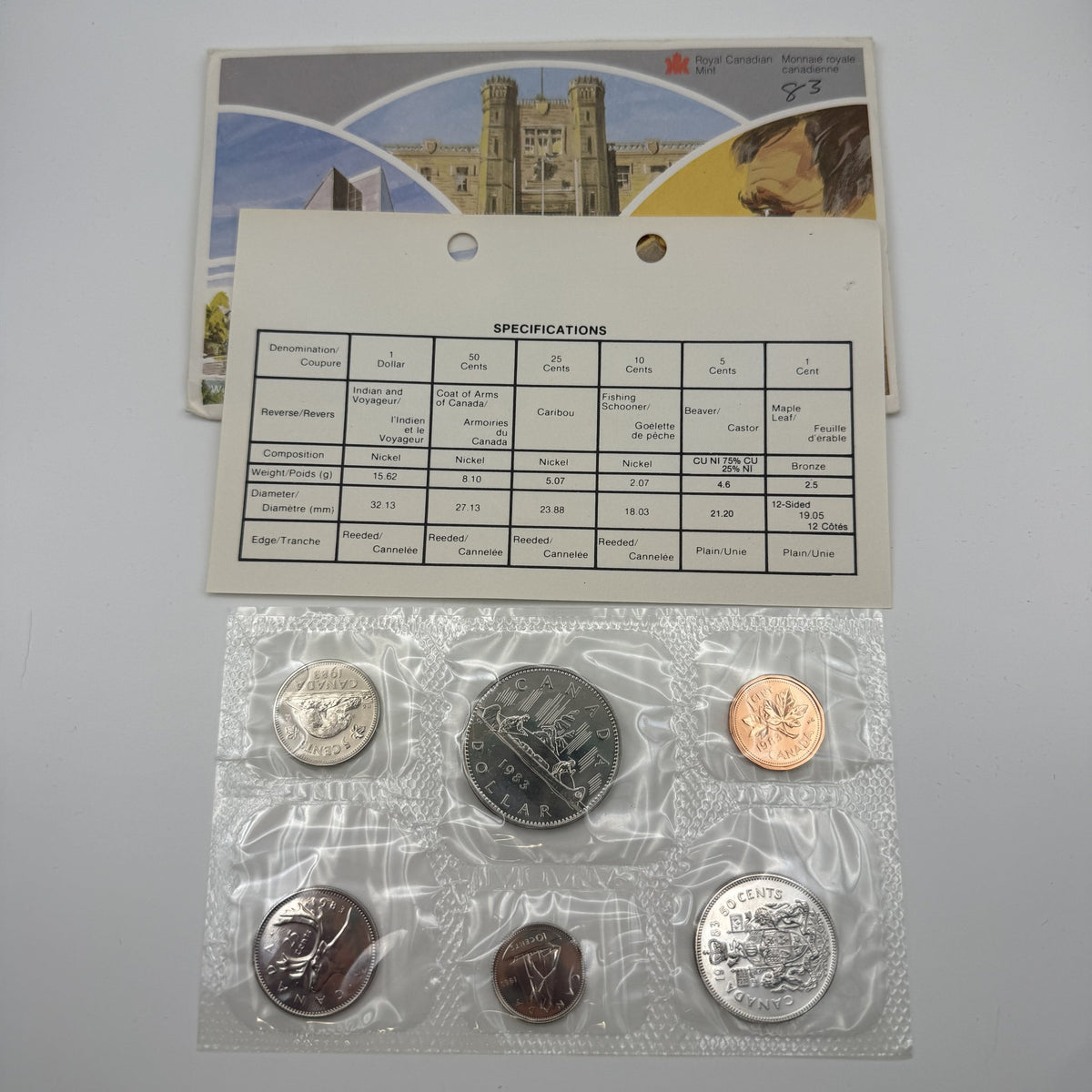 1983 Canada 6-Coin Prooflike Set - front