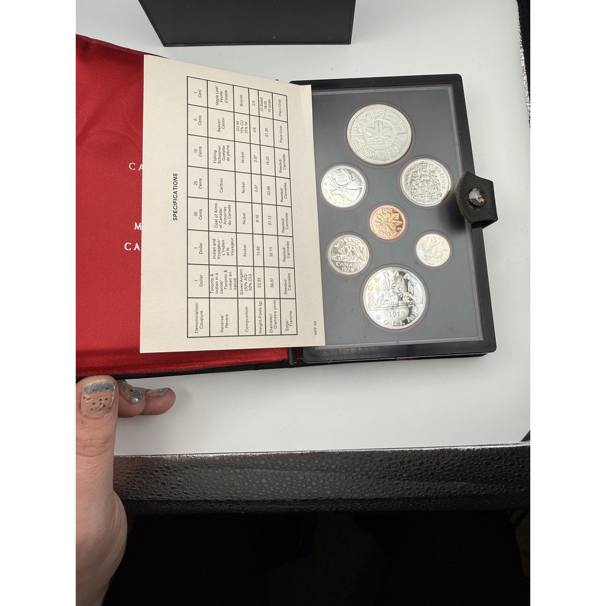 1978 Canada Proof Double Dollar Set - packaging