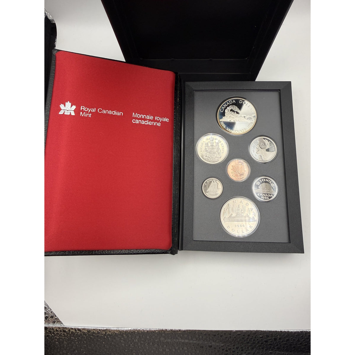 1986 Canada Proof Double Dollar Set - front