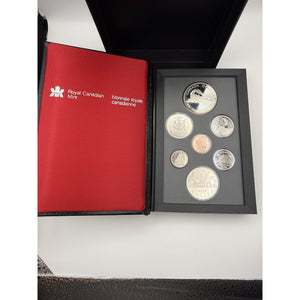 1986 Canada Proof Double Dollar Set – Vancouver Centennial Locomotive Silver Dollar (7 Coins)