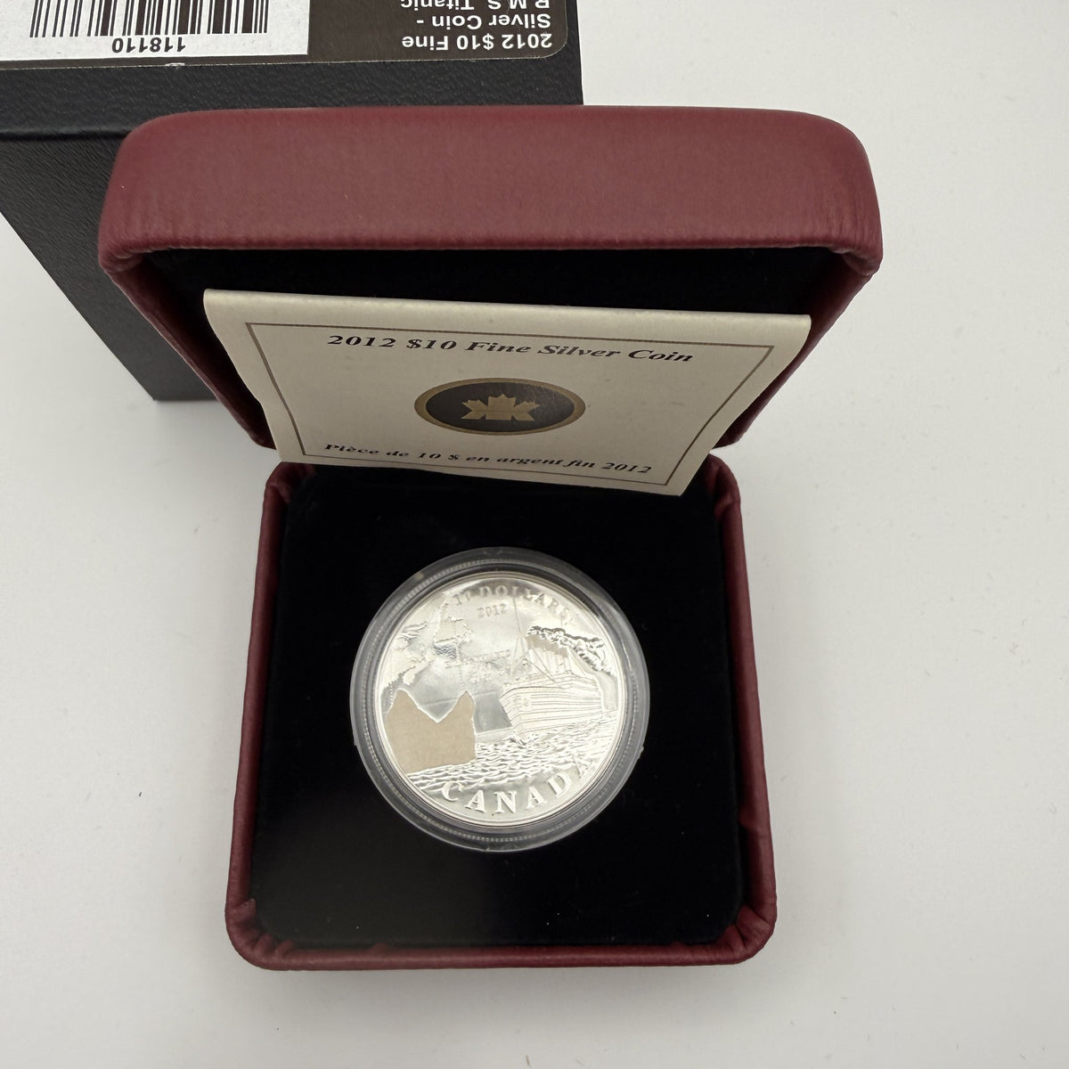 2012 Canada $10 R.M.S. Titanic - second coin - front