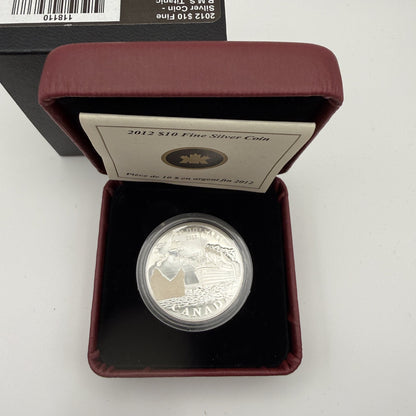 2012 Canada $10 R.M.S. Titanic - second coin - front