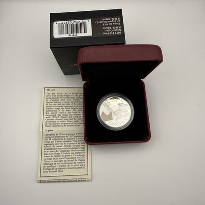 2012 Canada $10 R.M.S. Titanic - second coin - with card