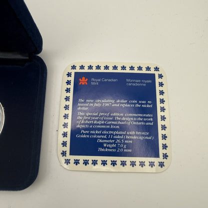 1987 Canada $1 Loon Dollar Special Edition Proof - packaging