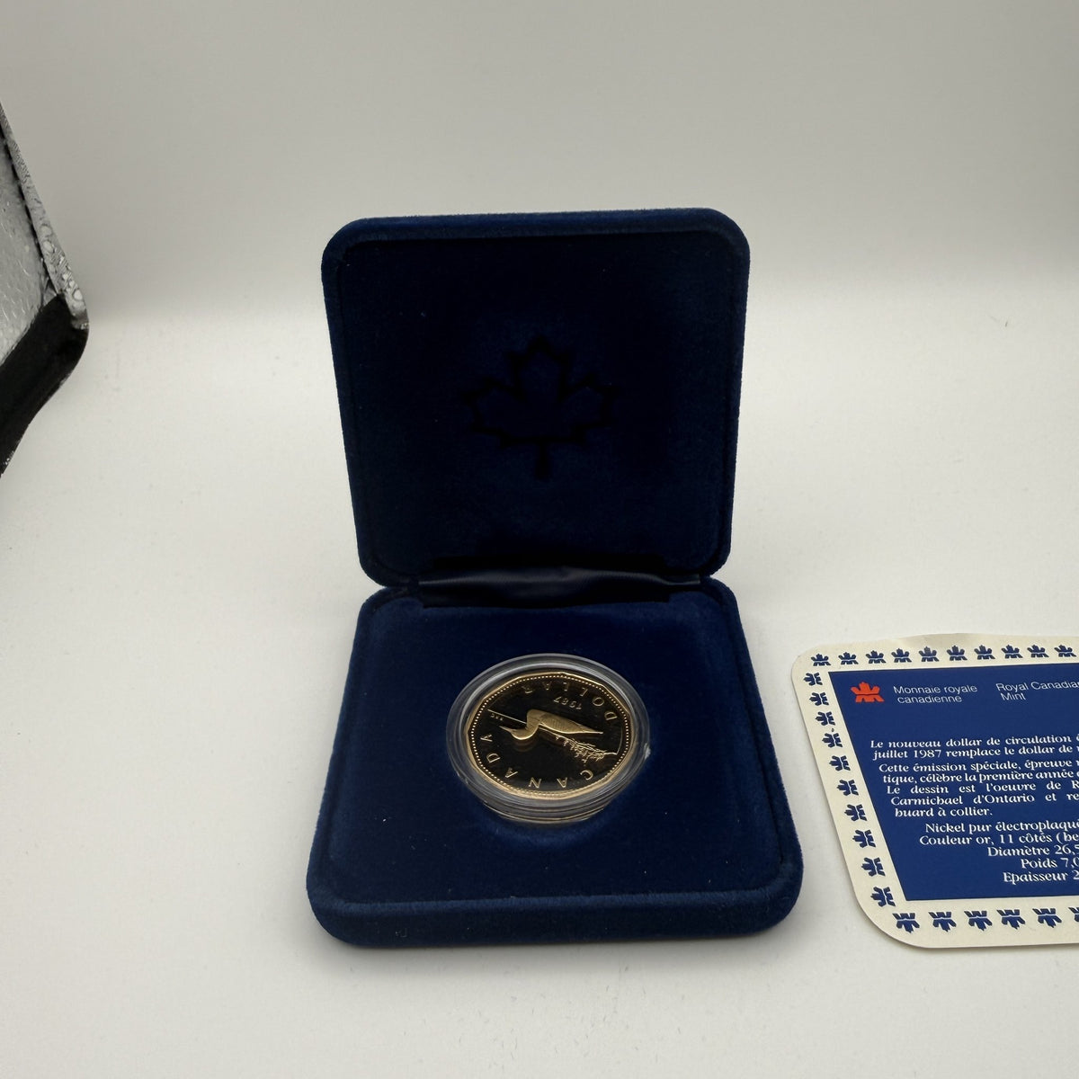 1987 Canada $1 Loon Dollar Special Edition Proof - front