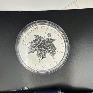 2012 Canada $5 1 oz Silver Maple Leaf with F15 Privy – Fabulous 15, Mint Folder