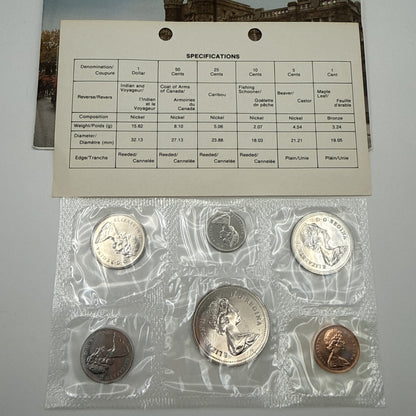 1978 Canada Proof-Like Uncirculated Set - back