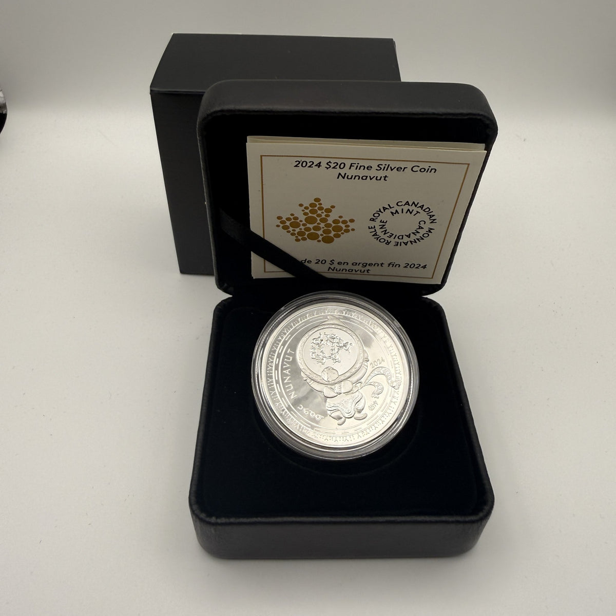 2024 Canada $20 Nunavut 1 oz Fine Silver Proof Coin - front