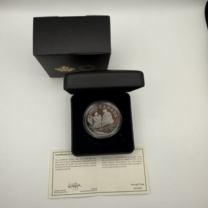 2024 Canada $20 Commemorating Black History: Amber Valley 1 oz Fine Silver Proof Coin - front