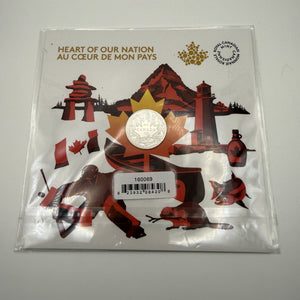 2017 Canada $3 Heart of Our Nation Fine Silver Coin – Canada 150 Mint Card