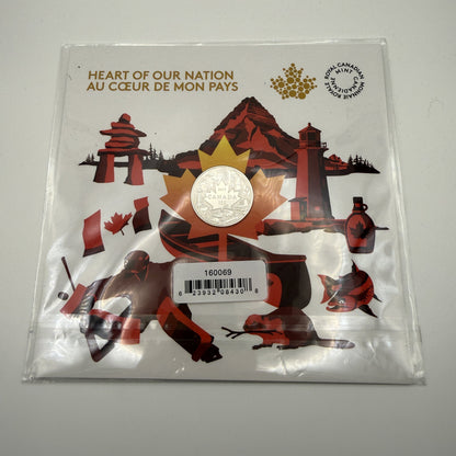2017 Canada $3 Heart of Our Nation Fine Silver Coin - front