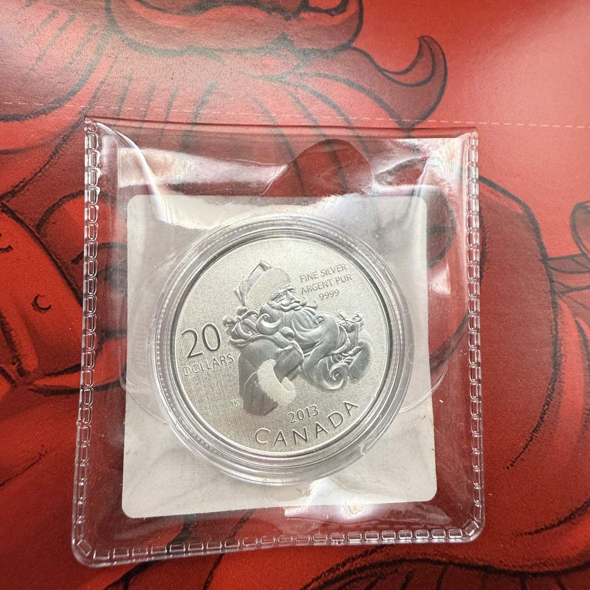 2013 Canada $20 for $20 Fine Silver Coin - front