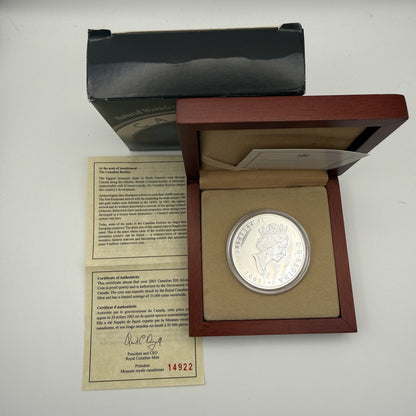 2003 Canada $20 The Rockies - second coin with certificate 14922