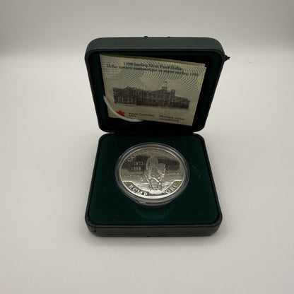 1998 Canada RCMP 125th Proof Dollar - Case & card - front