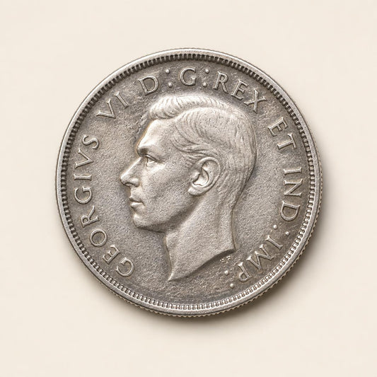 Canadian 80 percent silver dime, 1937 to 1966, obverse (representative)